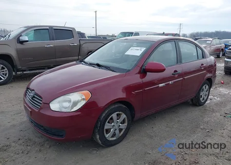 2009 Hyundai Accent Gls from USA, damaged, VIN KMHCM46C29U383082